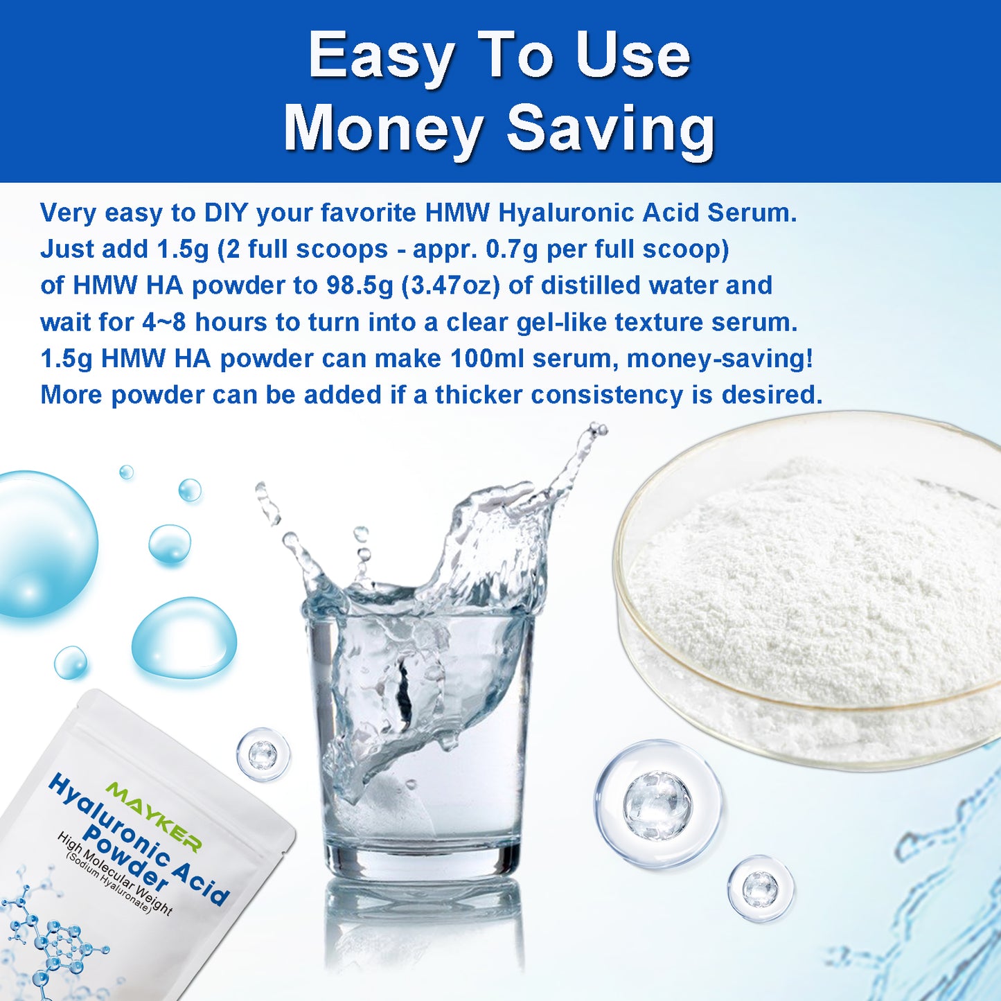 high molecular weight hyaluronic acid powder
